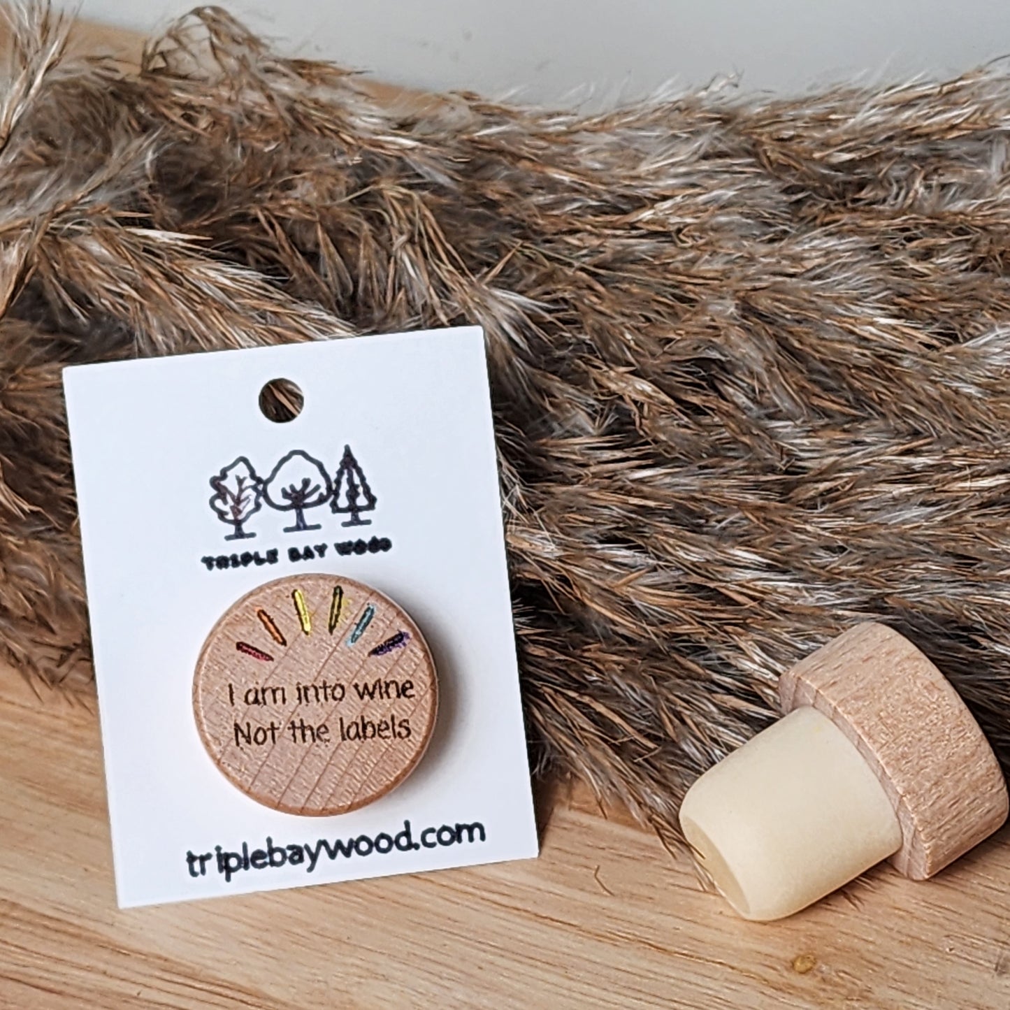 Wine Stopper - Into wine not the labels