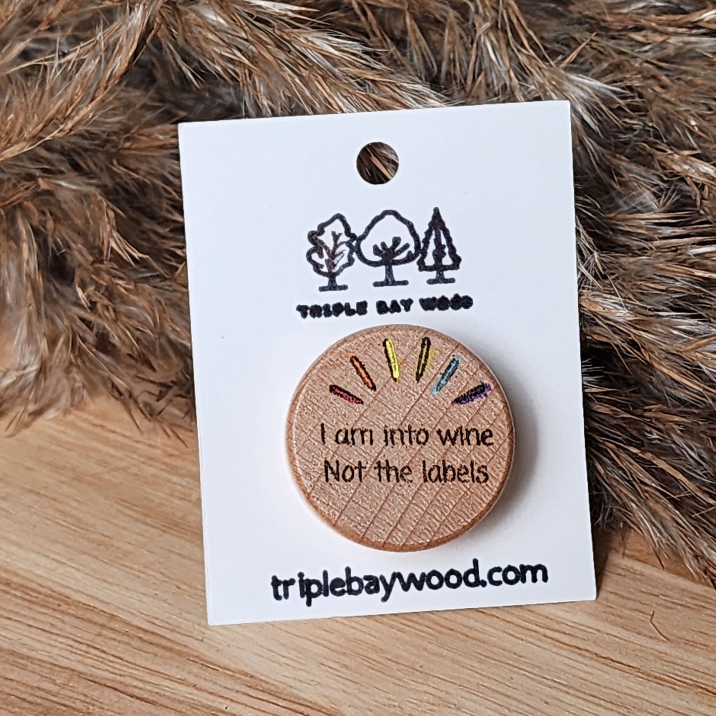 Wine Stopper - Into wine not the labels