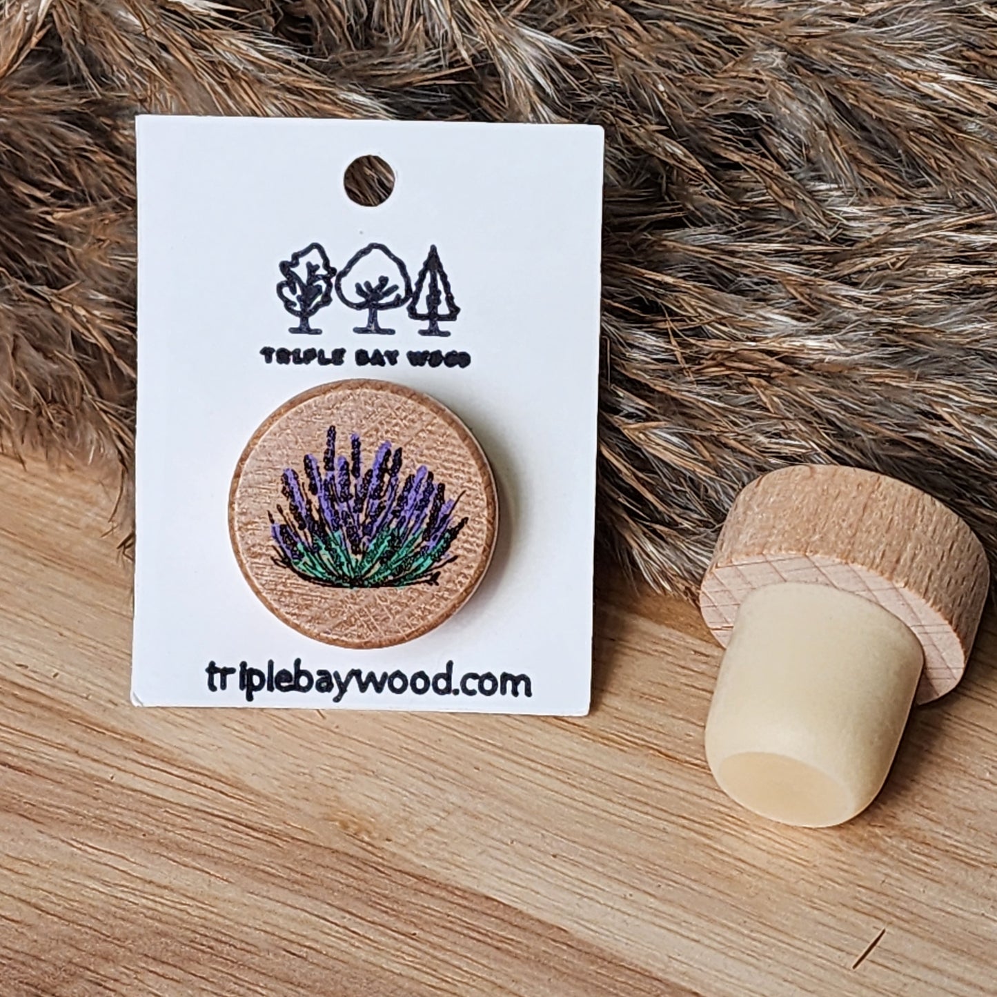 Wine Stopper - Lavender