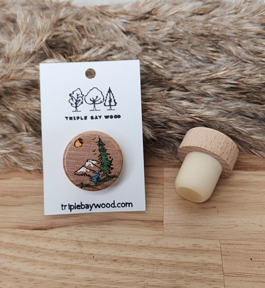 Wine Stopper - Mountain Pine