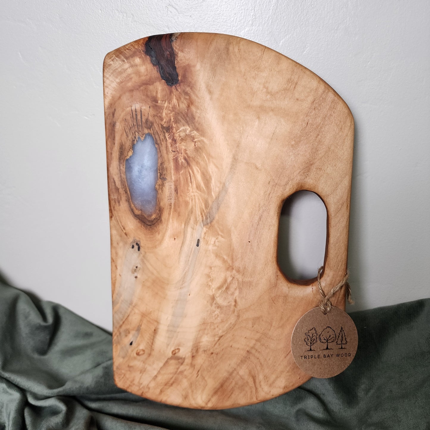 Ambrosia Maple and Ocean Blue Resin Board Half Board